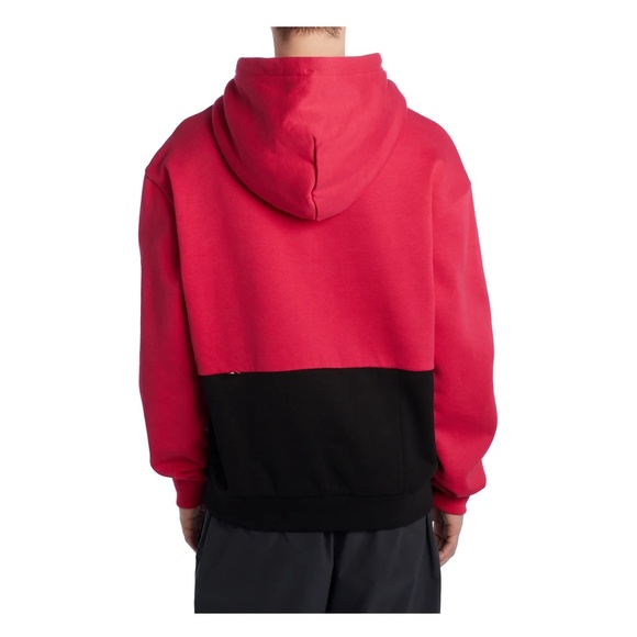 Moncler Colorblock Split Logo Cotton Hoodie - Picture 2 of 5